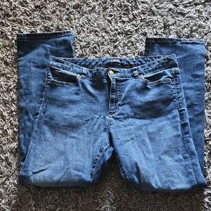 Chaps Dark Blue Straight Leg Jeans